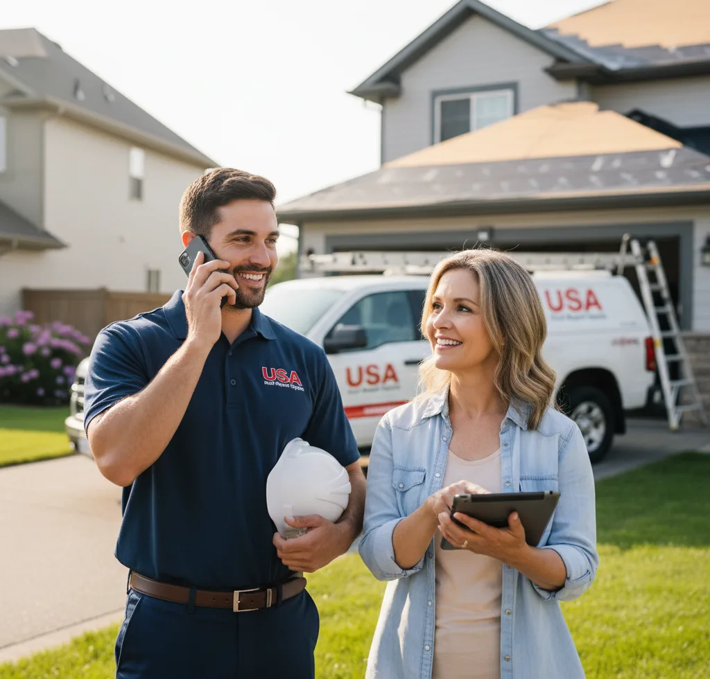 USA Roof Repair Experts customer support in Pineville